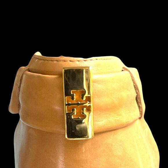 Tory Burch Lambskin Leather Strappy Tie/Wrap Stiletto Heels Sandals Size 9 EUC - Picture 8 of 8